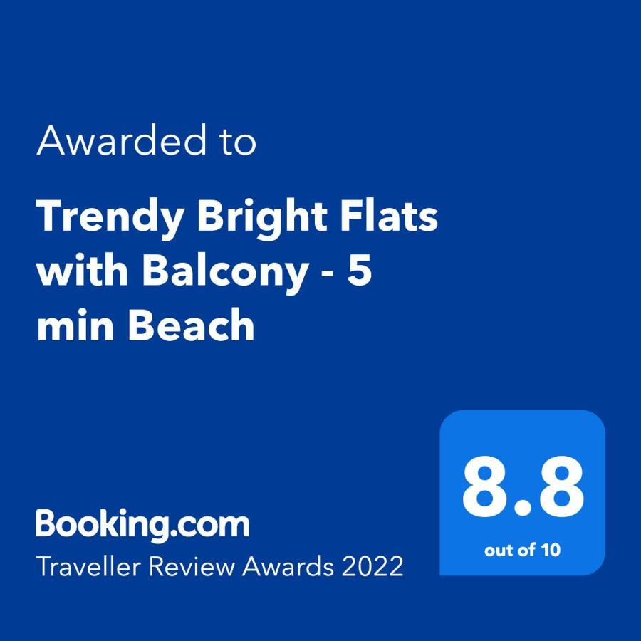 Host Wise - Trendy Bright Flats With Jacuzzi - 5 Min Beach 마토지뉴스 외부 사진